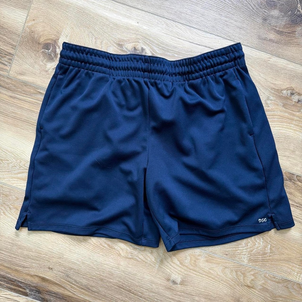 Mens DSG Performance Athletic Shorts - Navy Blue Gym Training Sportswear Sz XL